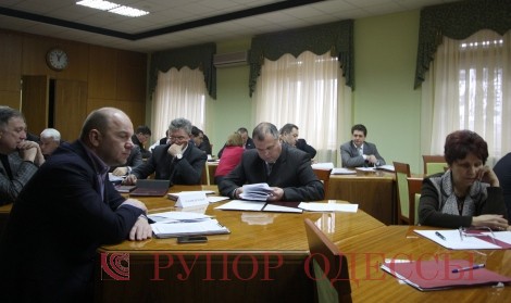 Заседание Президиума Одесского областного совета. Большинство поддержало Дмитрия Барвиненко.