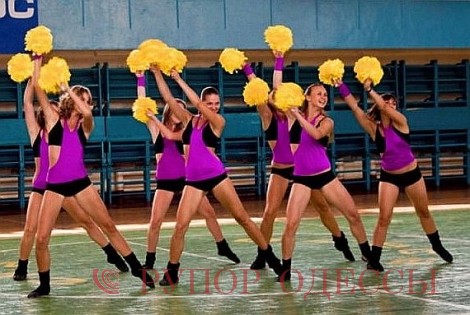 Фото сайта cheerleading.od.ua